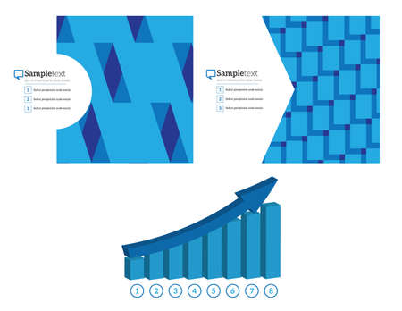 Infographics set Vector illustration. can be used for workflow layout banner diagram number options, step-up options, web designのイラスト素材