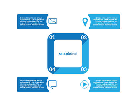 Infographics Vector illustration. can be used for workflow layout banner diagram number options, step-up options, web designのイラスト素材