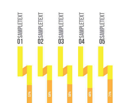 Infographics Vector illustration. can be used for workflow layout banner diagram number options, step-up options, web designのイラスト素材