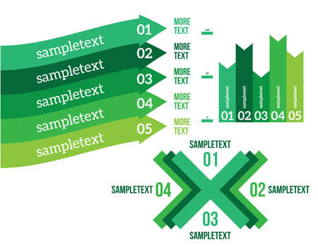 Infographics set Vector illustration. can be used for workflow layout banner diagram number options, step-up options, web designのイラスト素材