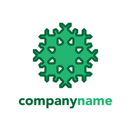 Modern abstract logo design, business iconのイラスト素材