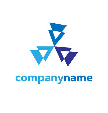 Modern abstract logo design, business iconのイラスト素材