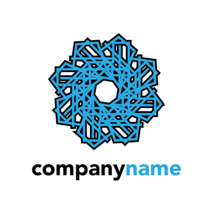 Modern abstract logo design, business iconのイラスト素材