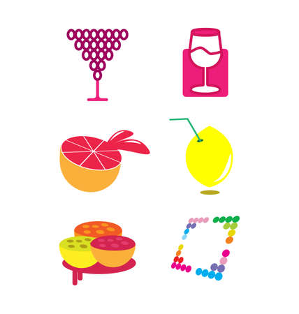 Abstract Vector Design Template Setのイラスト素材