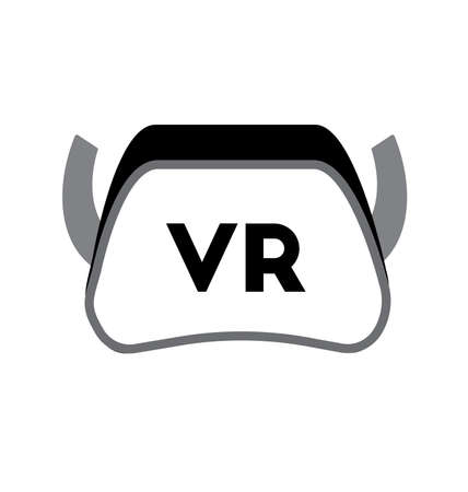Virtual Reality VR gogglesのイラスト素材