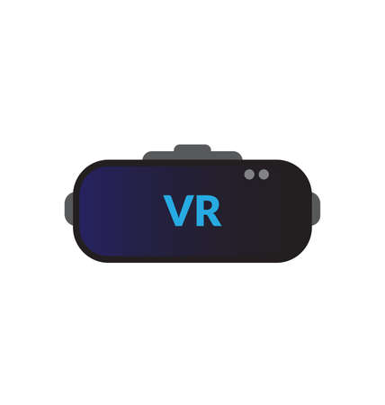 Virtual Reality VR gogglesのイラスト素材