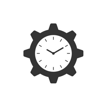 Watch gear iconのイラスト素材