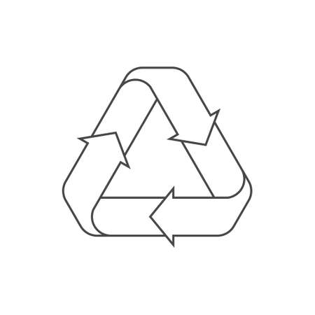 Recycle icon vectorのイラスト素材