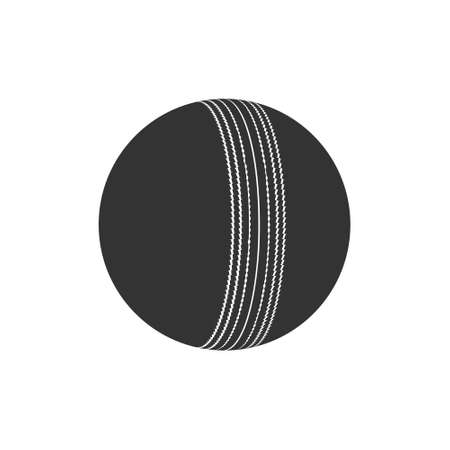 Cricket leather ball icon vectorのイラスト素材