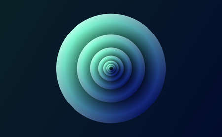 Trendy circular colorful background templateのイラスト素材