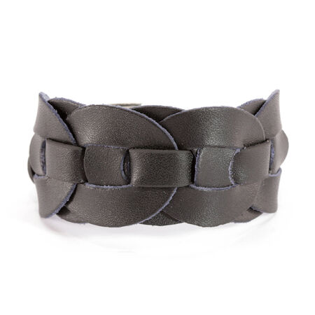 Plaited Leather Braceletの写真素材