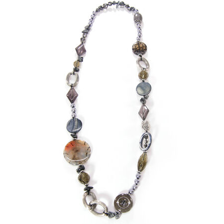 Long Bead Necklaceの写真素材