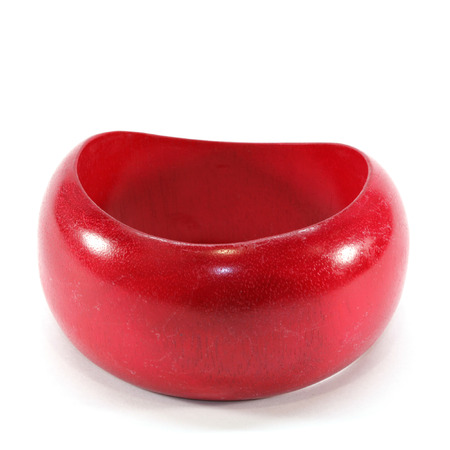 Red Wood Bangleの写真素材