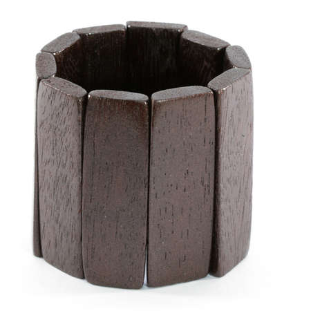 Wooden Panel Bangleの写真素材