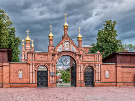 Alexeevsky convent in Moscow, Russiaの写真素材