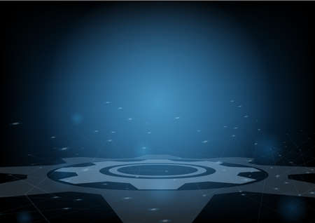 Abstract technology background Hi-tech concept ,Vector Illustrationのイラスト素材