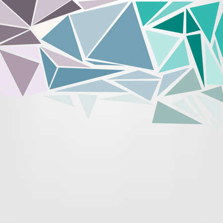 Colourful modern abstract polygonal background with space for text, Vector Illustration.