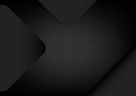 Modern vector Abstract rectangular shape on black background, Vector Illustrationのイラスト素材