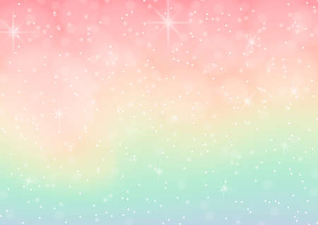 Vector illustration of pastel coloured abstract background with bokehのイラスト素材