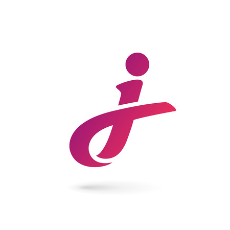 Letter J logo icon design template elementsのイラスト素材