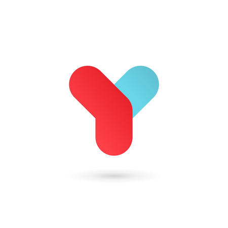 Letter Y logo icon design template elementsのイラスト素材