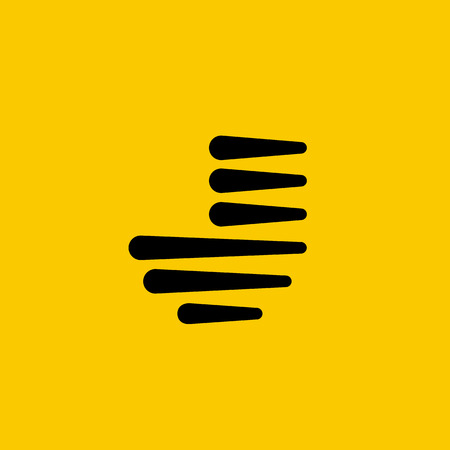 Letter J logo icon design template elementsのイラスト素材