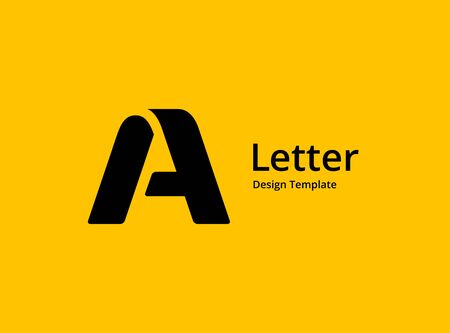 Letter A  icon design template elementsのイラスト素材