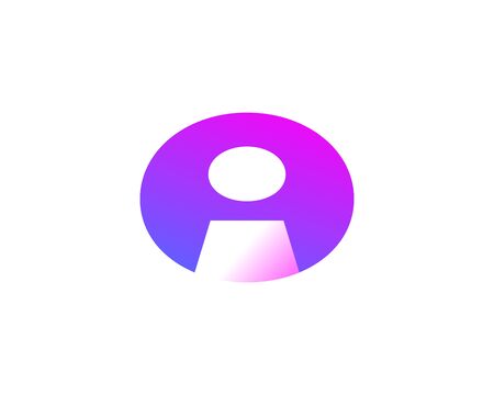 Letter I  icon design template elementsのイラスト素材