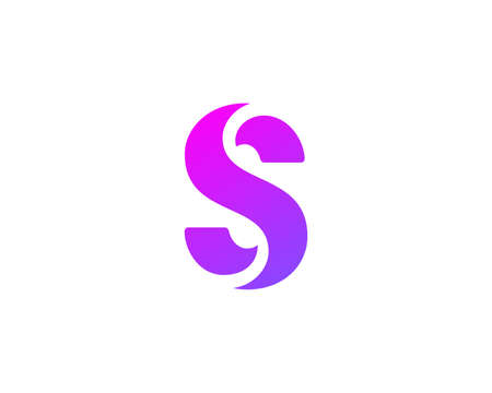 Letter S icon design template elementsのイラスト素材