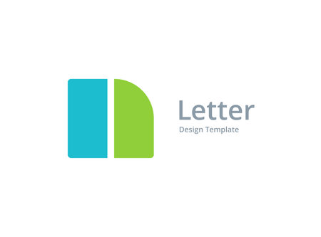Letter N logo icon design template elementsのイラスト素材