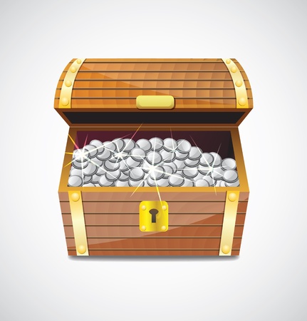 Treasure chestのイラスト素材