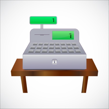 Cash registerのイラスト素材