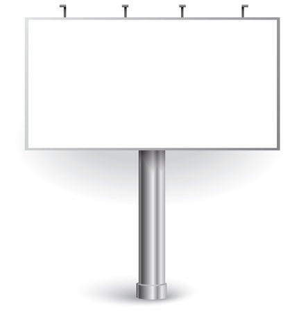 Billboard   Vector illustrationのイラスト素材