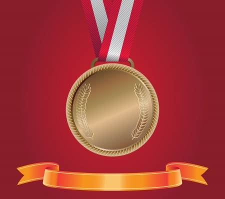 Bronze Medalのイラスト素材