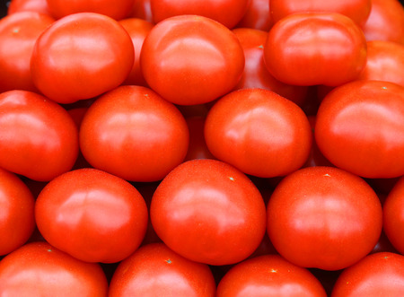 red tomatoes vegetables  large fragment of tomatoes  food の写真素材