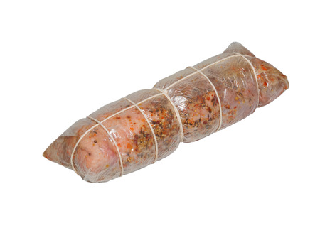 meatloaf on a white background. cooking, cooking delicacies. isolatedの写真素材