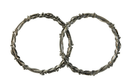jewelry bracelet female on a white background, modern fashion, amulets, jewelry, macro