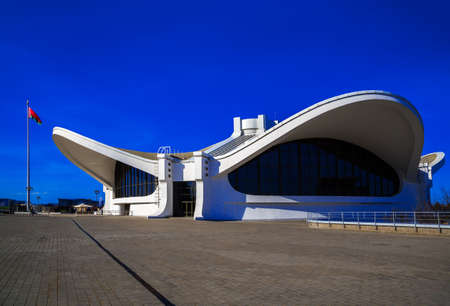 MINSK, BELARUS - March 23, 2017: Avenue of the Winners, National Flag Square of the City Center, Belekspo, editorialのeditorial素材