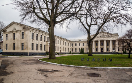 Grodno, Belarus, 17.04.2021, Grodno State Historical and Archaeological Museum, editionのeditorial素材