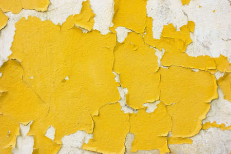 Texture of old painted cracked wallの写真素材