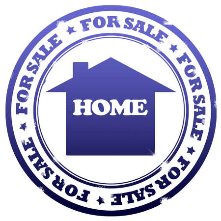 Home for sale stampの写真素材