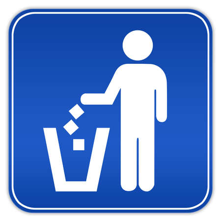 No littering signの写真素材