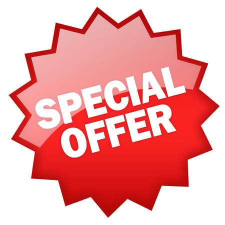 Special offer stickerの写真素材