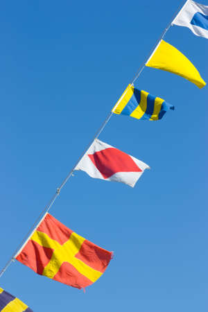 Nautical flagsの写真素材