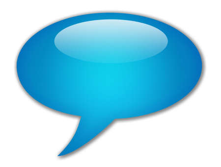 Speech bubble blankの写真素材