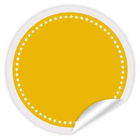 Blank sticker illustrationの写真素材