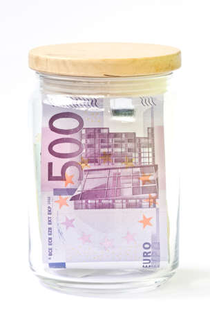Keep money conceptの写真素材