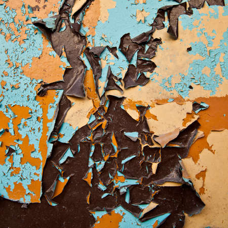 Old painted wallの写真素材