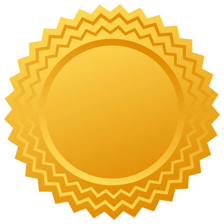 gold certificateのイラスト素材