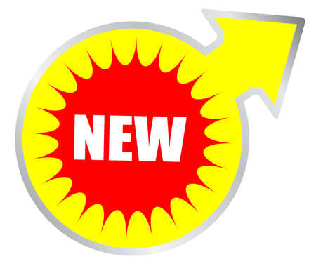 Vector new product signのイラスト素材